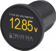 Blue Sea OLED DC Voltmeter - Yellow